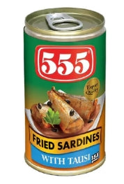 G - 555 Fried Sardines with Tausi Easy Open 155g