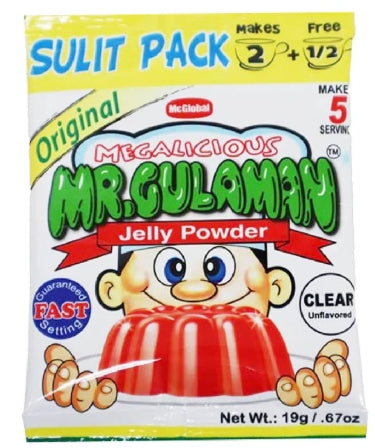 G - Mr Gulaman Jelly Powder Clear Unflavored 19g