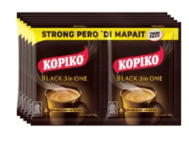 G - Kopiko Black 3in1 Strong & Rich Coffee Mix Twin Pack 5x52g