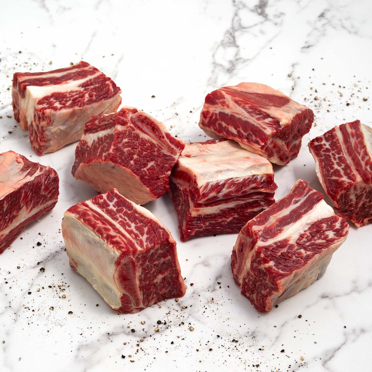Beef - Short Ribs Cube Australian (500g) – Fresh and Green