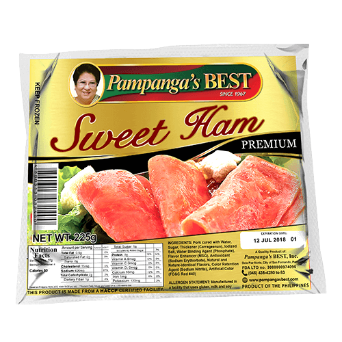 Pork - Pampanga's Best Sweet Ham Premium (225g/pack)